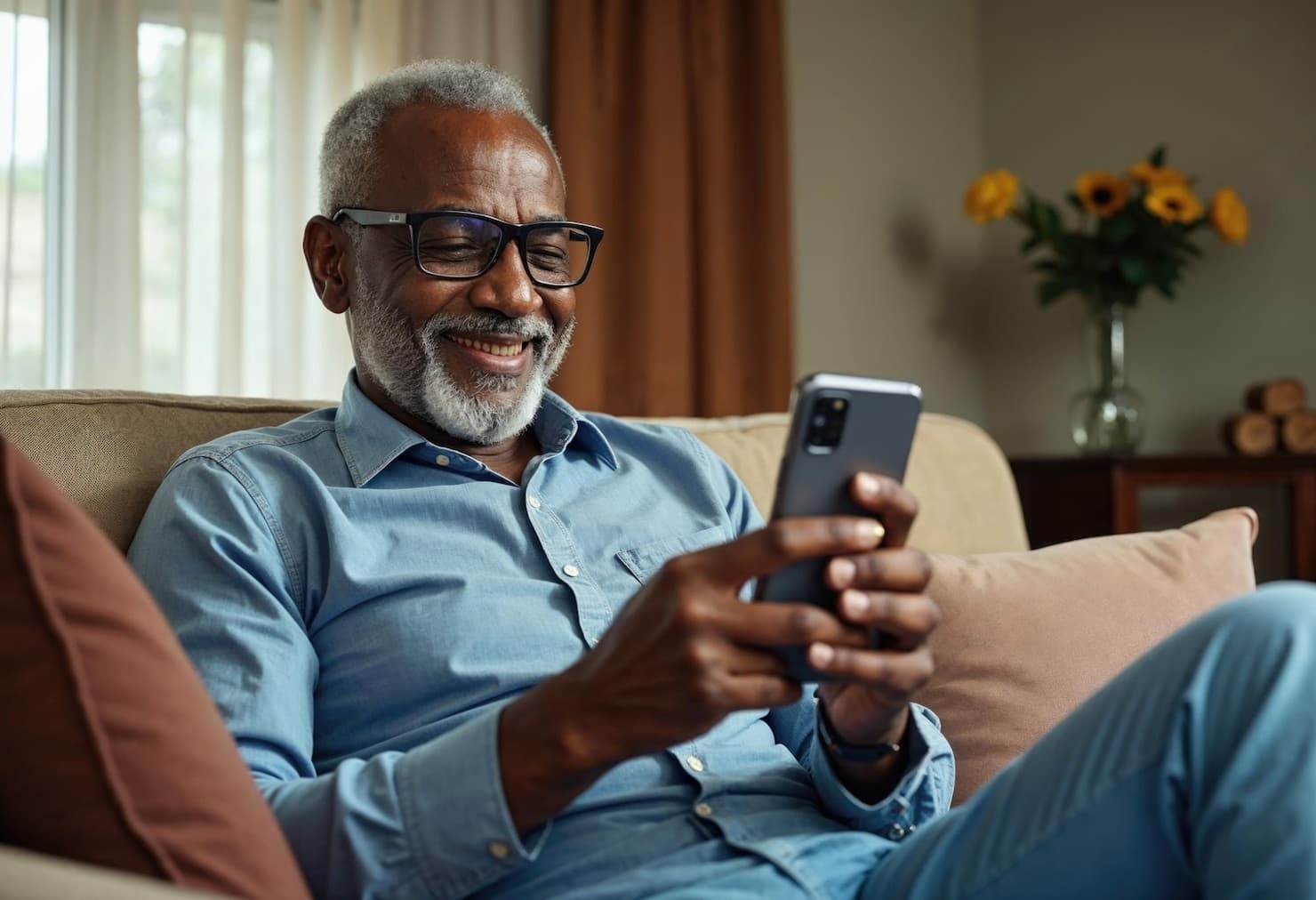 Woman reviewing rental application on tablet