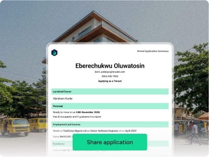 Share your verified application